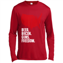 Load image into Gallery viewer, 4th of July Shirt Beer Bacon Guns Freedom