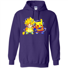Load image into Gallery viewer, Pikachu And Songoku Pokemon Dragon Ball Mashup