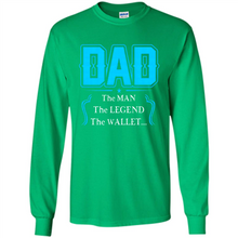 Load image into Gallery viewer, Dad the man the legend wallet