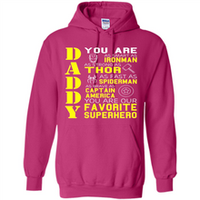 Load image into Gallery viewer, Dad Papa - Super Hero Bat T shirt Man Father Day Gift Iron