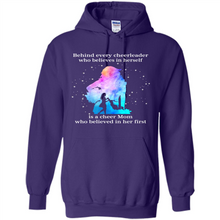 Load image into Gallery viewer, Behind Every Cheerleader Is A Cheer Mom Gift Shirt For Mother's Day
