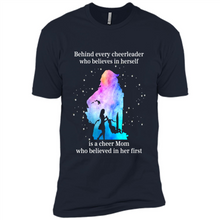 Load image into Gallery viewer, Behind Every Cheerleader Is A Cheer Mom Gift Shirt For Mother's Day