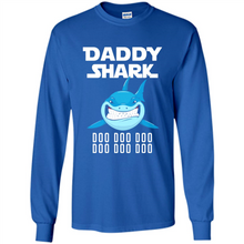 Load image into Gallery viewer, Daddy Shark T-shirt Doo Doo Doo Father’s Day Youth Kids