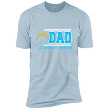 Load image into Gallery viewer, Dad #1 Los Angeles Chargers Shirt Father's Day