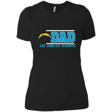 Load image into Gallery viewer, Dad #1 Los Angeles Chargers Shirt Father's Day