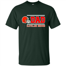 Load image into Gallery viewer, Dad #1 Cleveland Browns Shirt Father's Day