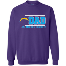Load image into Gallery viewer, Dad #1 Los Angeles Chargers Shirt Father's Day