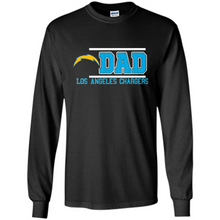 Load image into Gallery viewer, Dad #1 Los Angeles Chargers Shirt Father's Day
