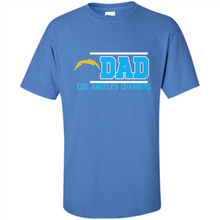 Load image into Gallery viewer, Dad #1 Los Angeles Chargers Shirt Father's Day