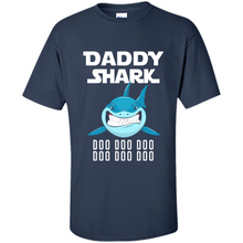 Load image into Gallery viewer, Daddy Shark T-shirt Doo Doo Doo Father’s Day Youth Kids