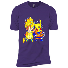 Load image into Gallery viewer, Pikachu And Songoku Pokemon Dragon Ball Mashup