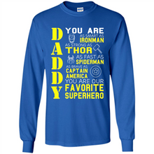 Load image into Gallery viewer, Dad Papa - Super Hero Bat T shirt Man Father Day Gift Iron