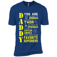 Load image into Gallery viewer, Dad Papa - Super Hero Bat T shirt Man Father Day Gift Iron