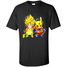 Load image into Gallery viewer, Pikachu And Songoku Pokemon Dragon Ball Mashup
