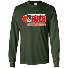 Load image into Gallery viewer, Dad #1 Cleveland Browns Shirt Father's Day