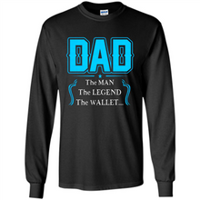 Load image into Gallery viewer, Dad the man the legend wallet