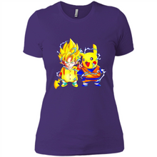 Load image into Gallery viewer, Pikachu And Songoku Pokemon Dragon Ball Mashup