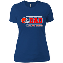 Load image into Gallery viewer, Dad #1 Cleveland Browns Shirt Father's Day