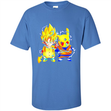 Load image into Gallery viewer, Pikachu And Songoku Pokemon Dragon Ball Mashup