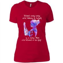 Load image into Gallery viewer, Behind Every Nurse Believes In Herself Is A Nurse Mom Gift