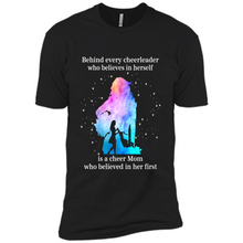 Load image into Gallery viewer, Behind Every Cheerleader Is A Cheer Mom Gift Shirt For Mother's Day