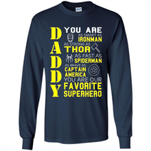 Load image into Gallery viewer, Dad Papa - Super Hero Bat T shirt Man Father Day Gift Iron