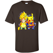 Load image into Gallery viewer, Pikachu And Songoku Pokemon Dragon Ball Mashup