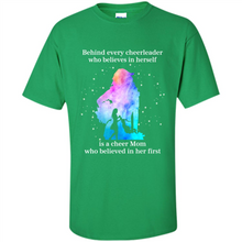 Load image into Gallery viewer, Behind Every Cheerleader Is A Cheer Mom Gift Shirt For Mother's Day