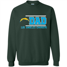 Load image into Gallery viewer, Dad #1 Los Angeles Chargers Shirt Father's Day