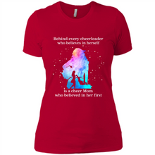 Load image into Gallery viewer, Behind Every Cheerleader Is A Cheer Mom Gift Shirt For Mother's Day