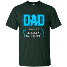 Load image into Gallery viewer, Dad the man the legend wallet