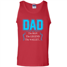 Load image into Gallery viewer, Dad the man the legend wallet