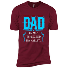 Load image into Gallery viewer, Dad the man the legend wallet