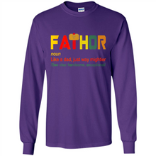 Load image into Gallery viewer, Mens Fa-Thor Like Dad Shirt - Fathers Day