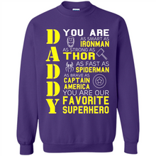 Load image into Gallery viewer, Dad Papa - Super Hero Bat T shirt Man Father Day Gift Iron
