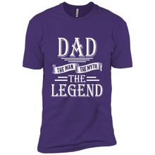 Load image into Gallery viewer, Dad The Man The Myth The Legend T Shirt, Father's Day
