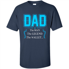 Load image into Gallery viewer, Dad the man the legend wallet