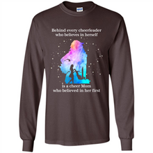 Load image into Gallery viewer, Behind Every Cheerleader Is A Cheer Mom Gift Shirt For Mother's Day