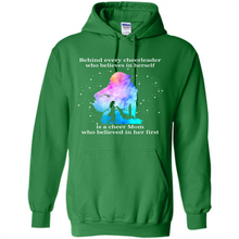 Load image into Gallery viewer, Behind Every Cheerleader Is A Cheer Mom Gift Shirt For Mother's Day