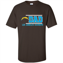 Load image into Gallery viewer, Dad #1 Los Angeles Chargers Shirt Father's Day
