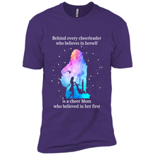 Load image into Gallery viewer, Behind Every Cheerleader Is A Cheer Mom Gift Shirt For Mother's Day