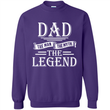 Load image into Gallery viewer, Dad The Man The Myth The Legend T Shirt, Father's Day