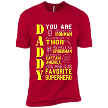 Load image into Gallery viewer, Dad Papa - Super Hero Bat T shirt Man Father Day Gift Iron
