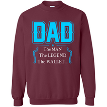 Load image into Gallery viewer, Dad the man the legend wallet