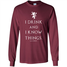 Load image into Gallery viewer, I Drink And I Know Things Game Of Thrones