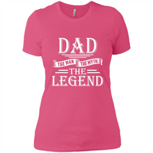Load image into Gallery viewer, Dad The Man The Myth The Legend T Shirt, Father's Day