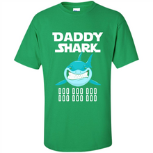 Load image into Gallery viewer, Daddy Shark T-shirt Doo Doo Doo Father’s Day Youth Kids