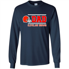 Load image into Gallery viewer, Dad #1 Cleveland Browns Shirt Father's Day