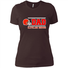 Load image into Gallery viewer, Dad #1 Cleveland Browns Shirt Father's Day
