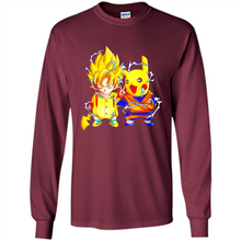 Load image into Gallery viewer, Pikachu And Songoku Pokemon Dragon Ball Mashup